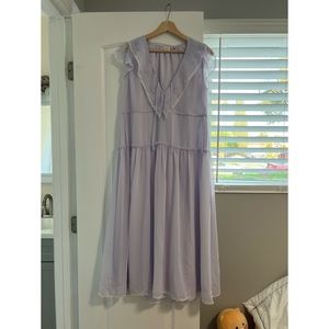 Wilfred Osmanthus Dress in Ice Lavender